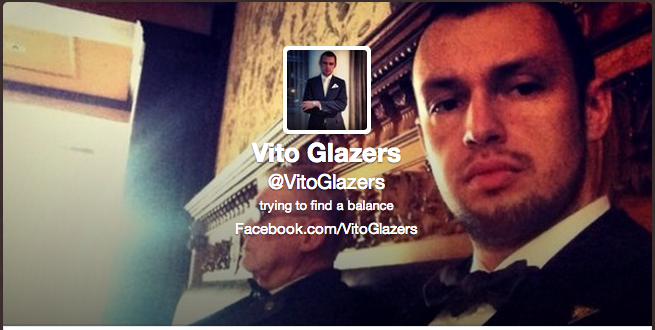 Follow my tweets on Twitter.com/VitoGlazers
