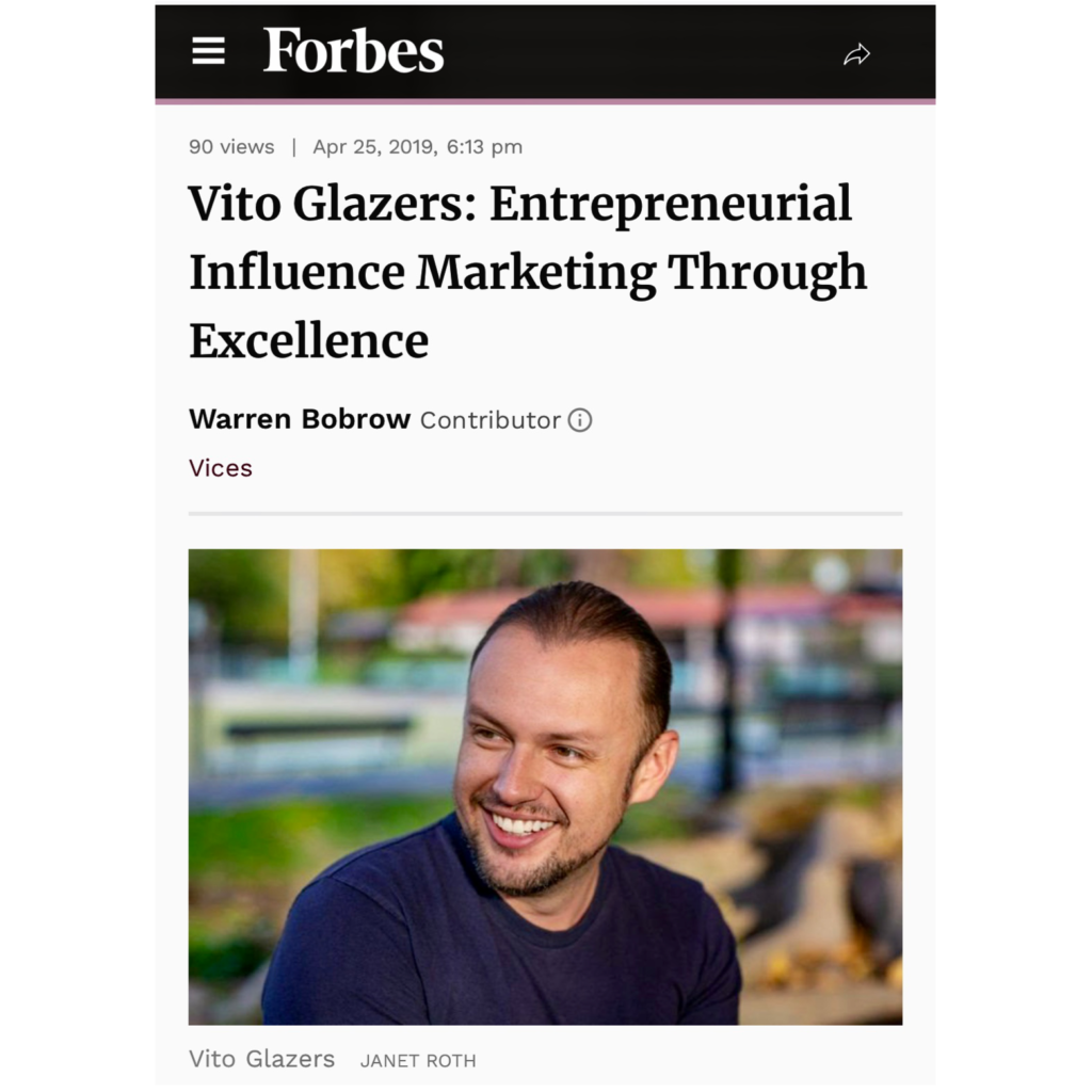 Vito Glazers in Forbes